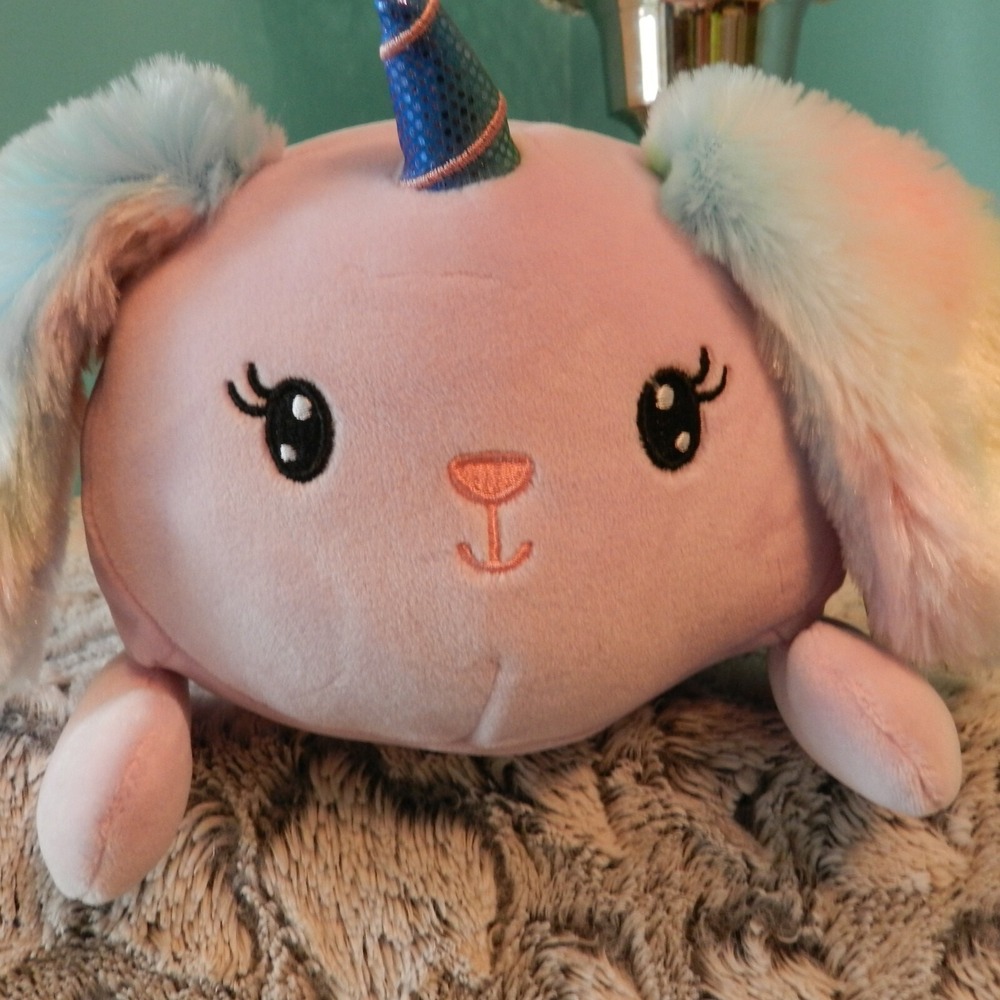 NWT Squishmallows 7.5" Merritt the Rainbow Bunny Rabbit Unicorn Stackable 2021